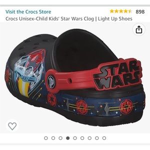 Star Wars death Vader crocs